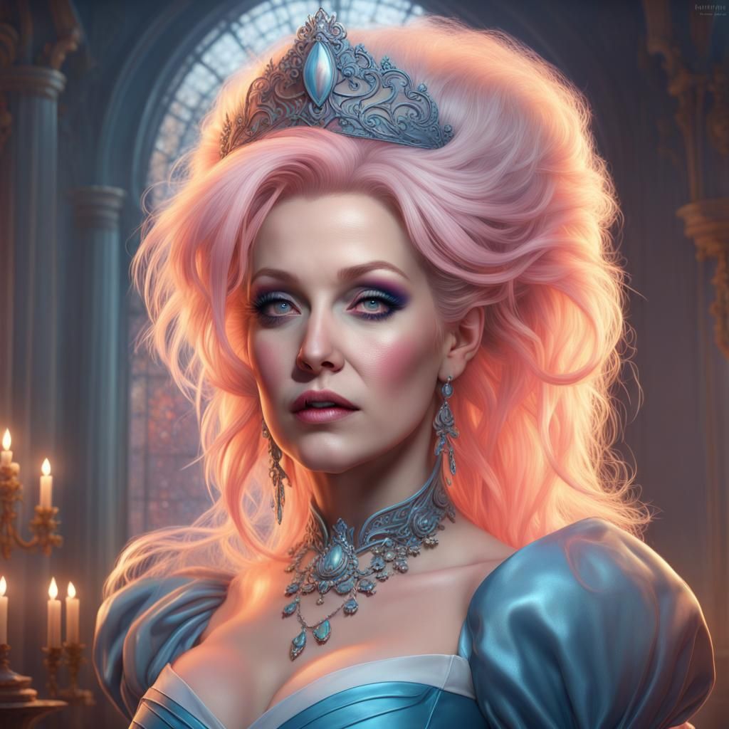 Cyndi Lauper as Cinderella, Detailed Portrait