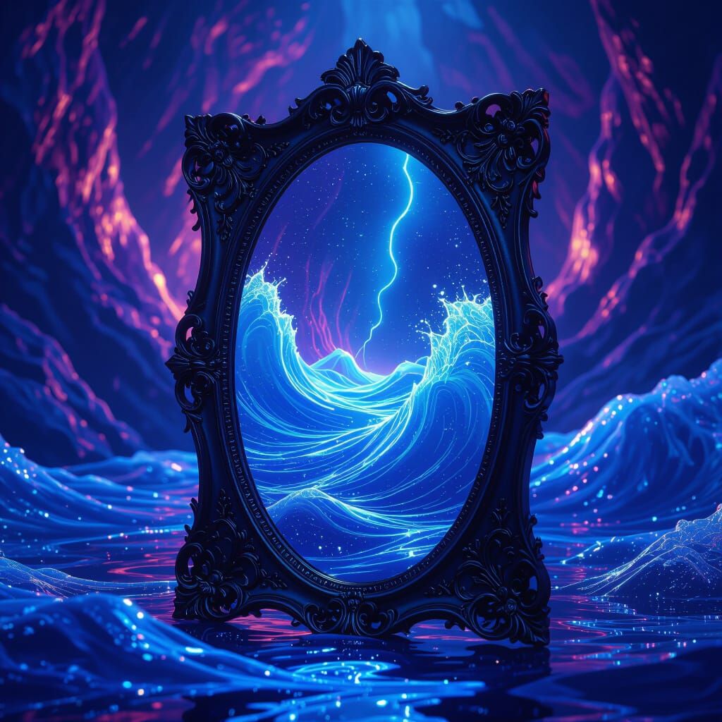 Mystical Mirror Reflects Extraterrestrial Waves in Fantasy S...