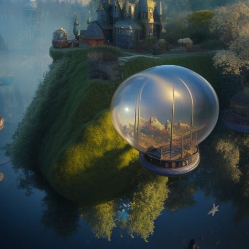 Miniature Village in Orb, Fantastic Realism