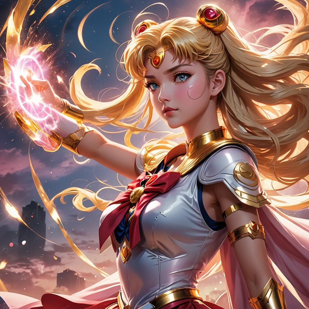 Sailor Moon Saving the World: Anime Concept Art