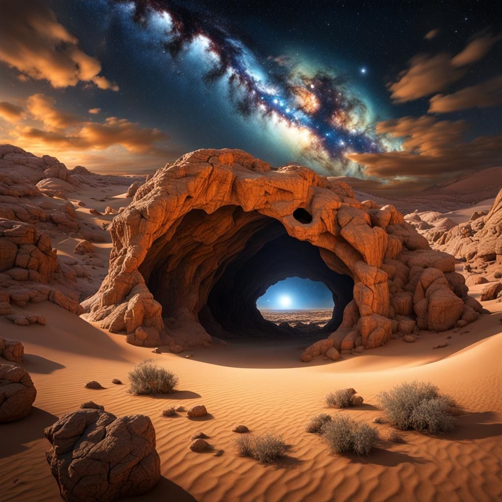 Desert Cave Reveals Maelstrom of Stars