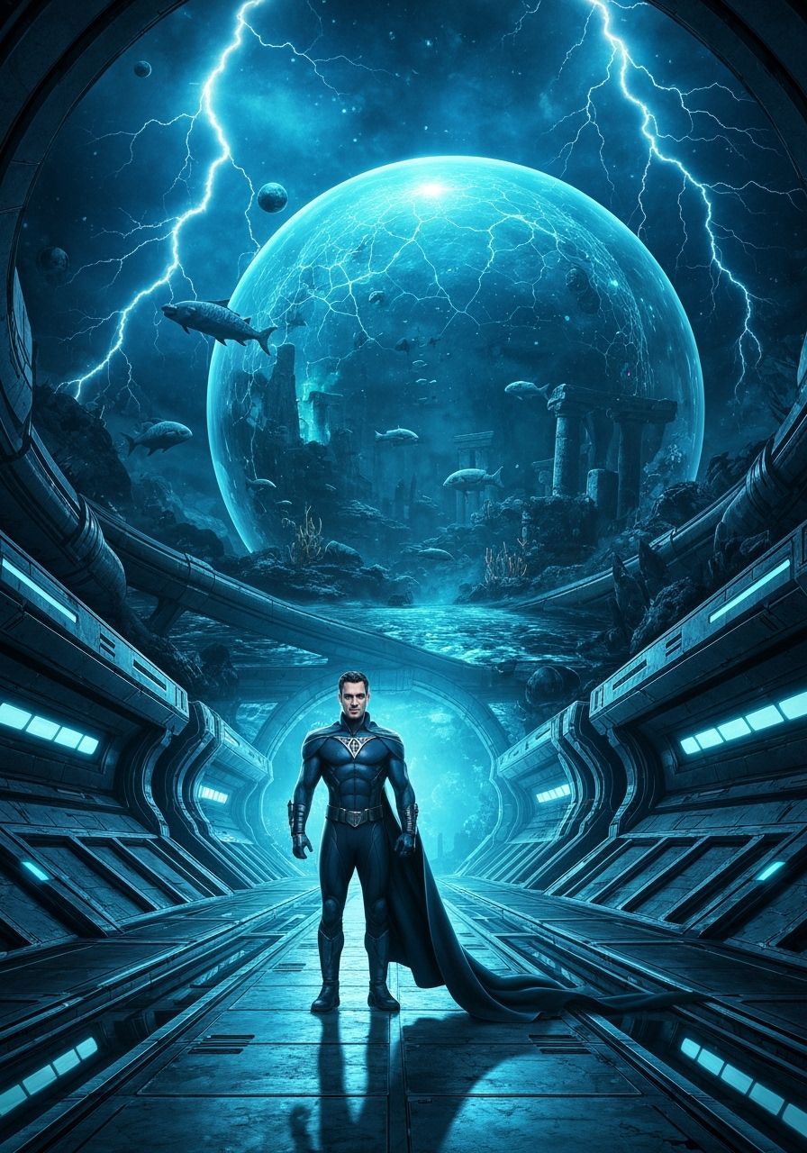 Villain Inside His Oceanic Base