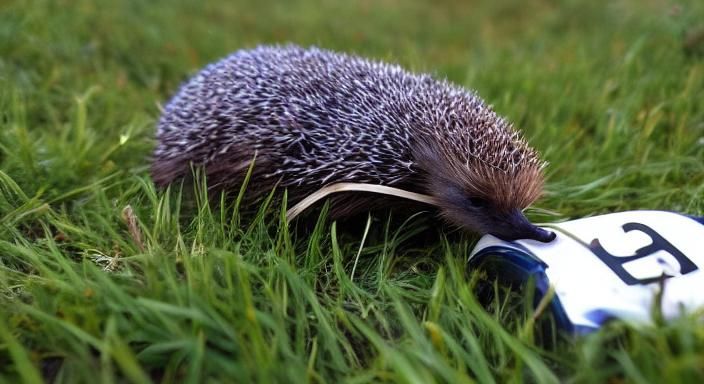 Hedgehog's Cosmic Road Trip: An AI Dream