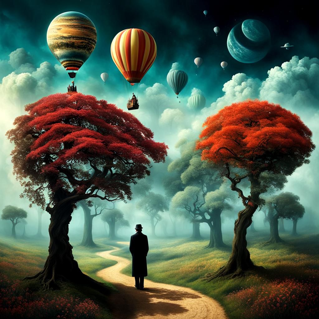 Surreal Dreamscape: A Breathtaking Masterpiece in Magic Real...