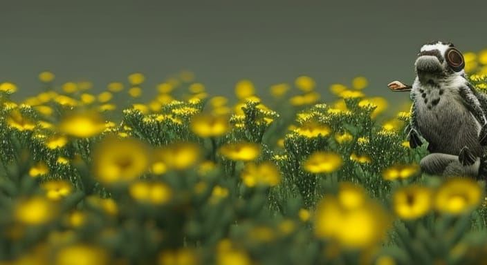 A photograph portrait of A anatomically perfectly symmetrical living angry Bumble bee bear hybrid 8Kresolution: hyperrea...