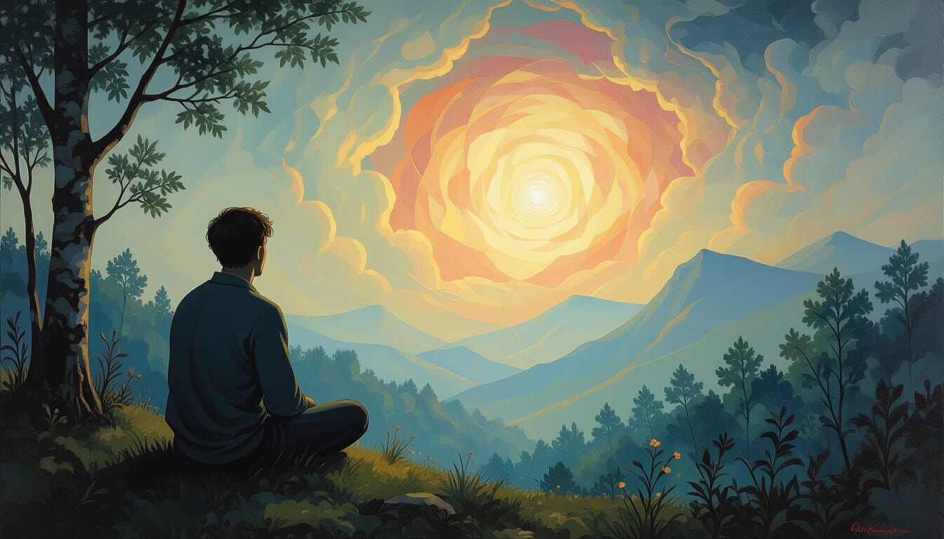 Metaphysical Masterpiece in Surrealist Style