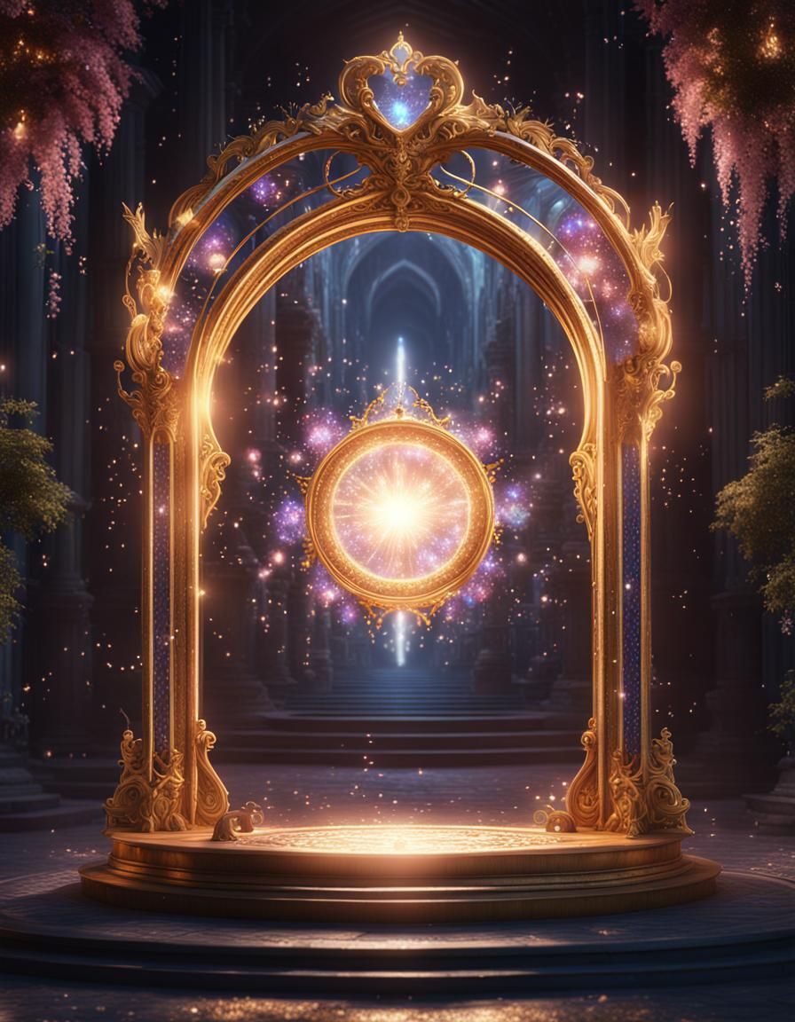 Princess and Sparkling Portal Fantasy Reflection
