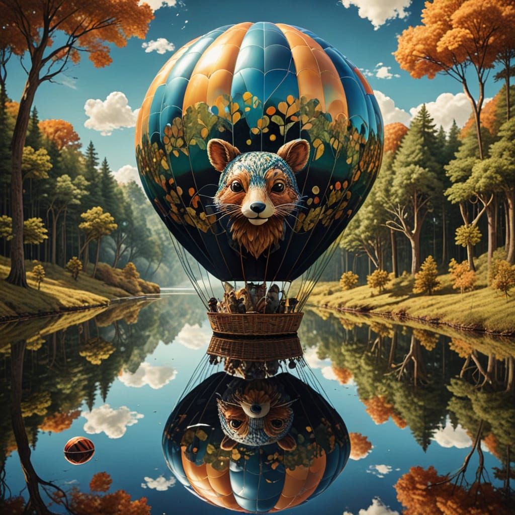 Surreal Loon of the Forest