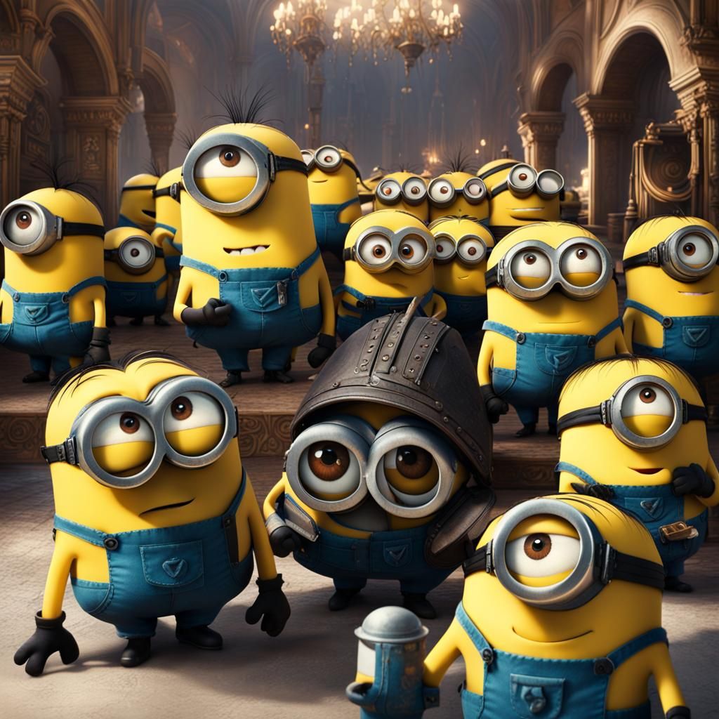 Cinematic Minions Digital Matte Painting