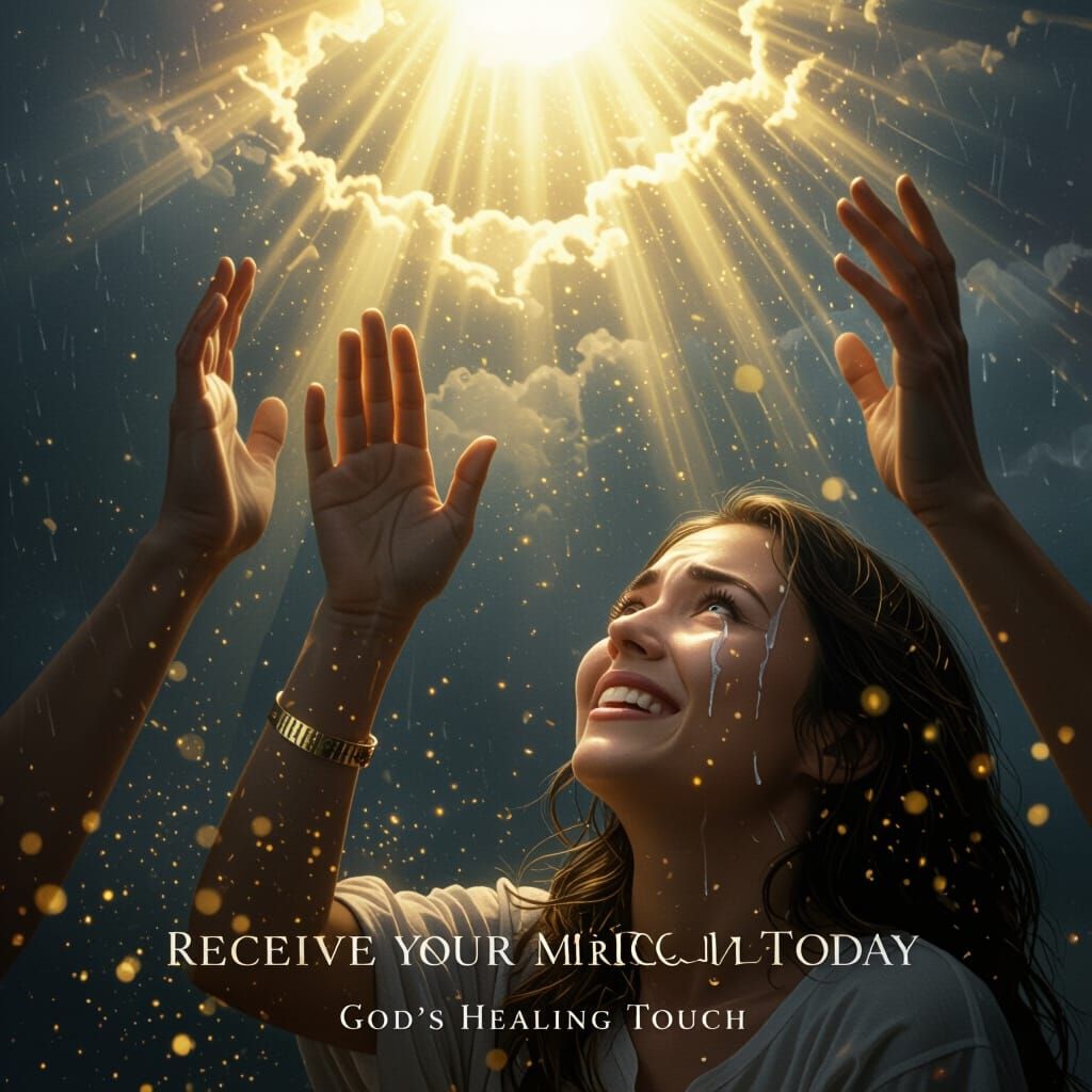 Radiant Light Bursts Through Clouds: Divine Miracle