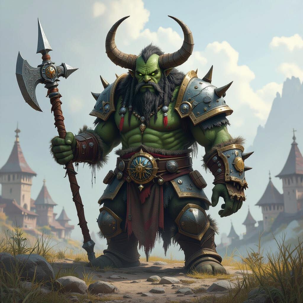 Realistic Ear Shaker from Warcraft in Digital Art Style