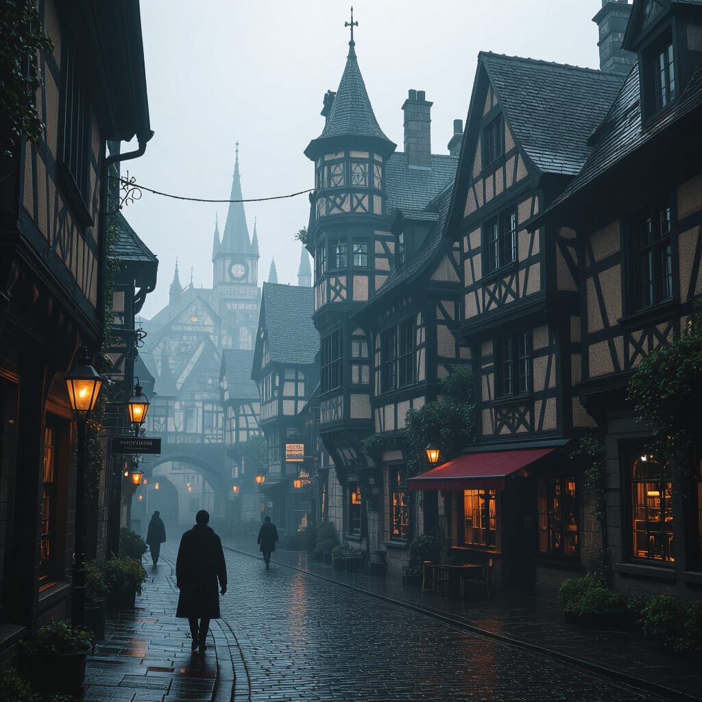 Hyperrealistic Cinematic Scene with High Contrast