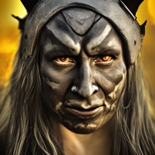 Intense Portrait in Ambient Light