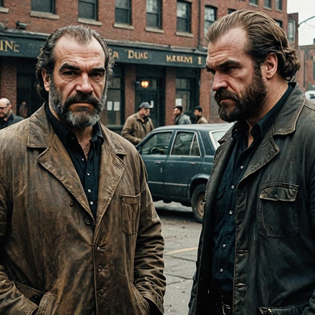Mandy Patinkin and David Harbour