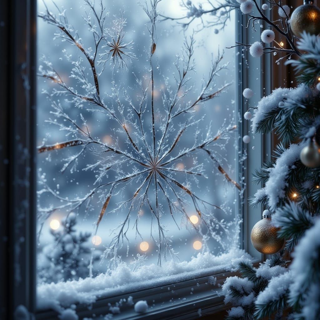 Epic 3D Cinematic Snowfall Scene