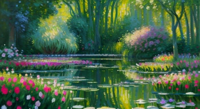 Impressionist Masterpiece in Vibrant Colors