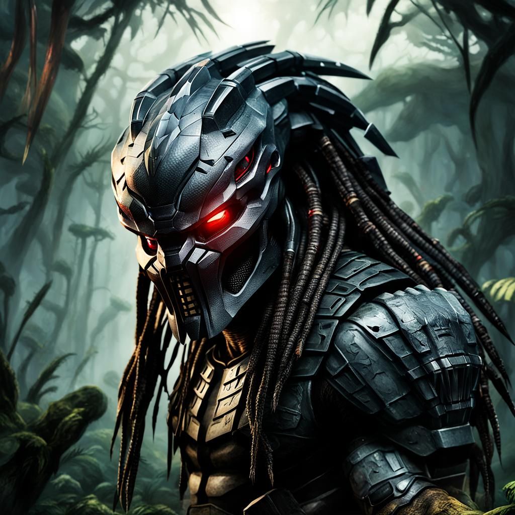 Menacing Predator Ready to Strike