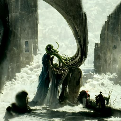 Cthulhu's Sweet Sixteen: A Gothic Horror Scene