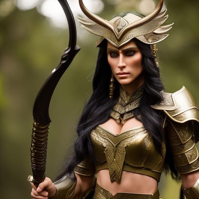 Ethereal Elven Archer in Detailed Digital Painting