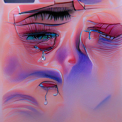 AI Generated Abstract Image of Feelings