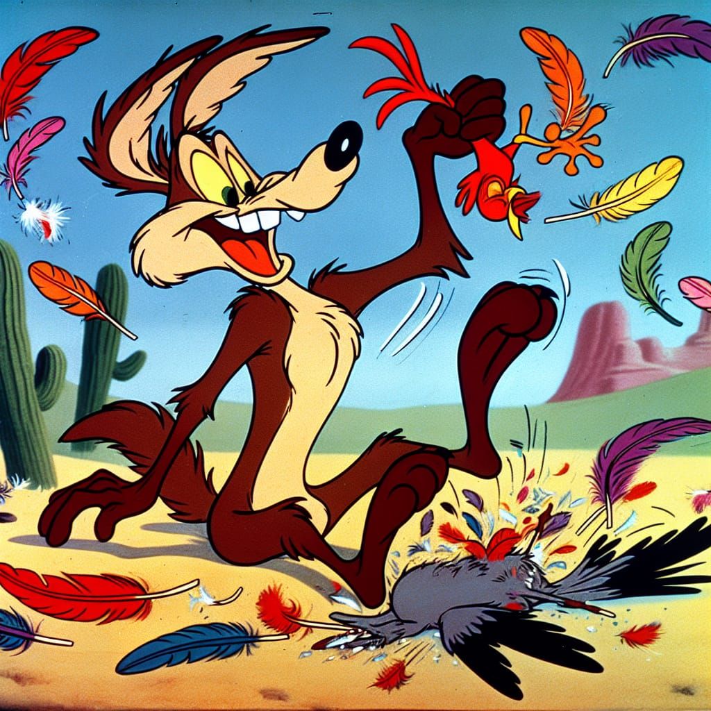 Wile E. Coyote's Victory: A Looney Tunes Feast