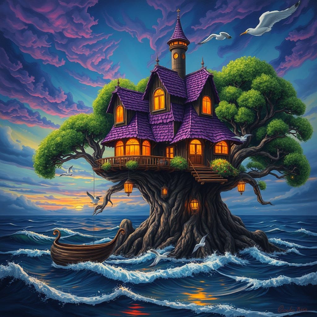 *Surreal, painterly style, quirky, textured, luminous, vivid and vibrant colours, dreamy, whimsical and enchanting.
*An ...