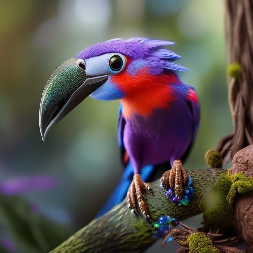 Cute Baby Macaws in Amazon Jungle