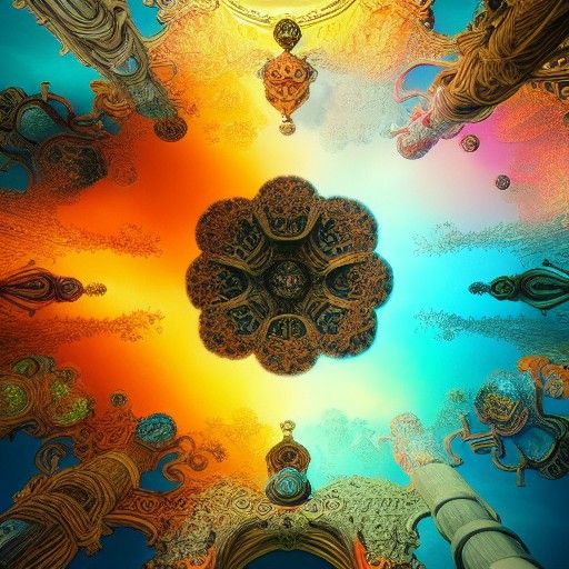 Interconnected Energy: Detailed Hyperrealistic Art