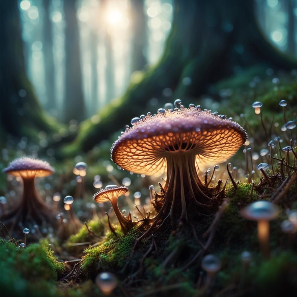 Mystical Forest: Oculus Seeds and Spores in Hyperrealism