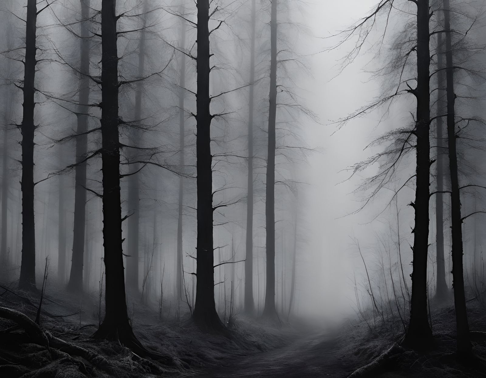 ‘There is a foggy forest where no one’s ever been’ . . .