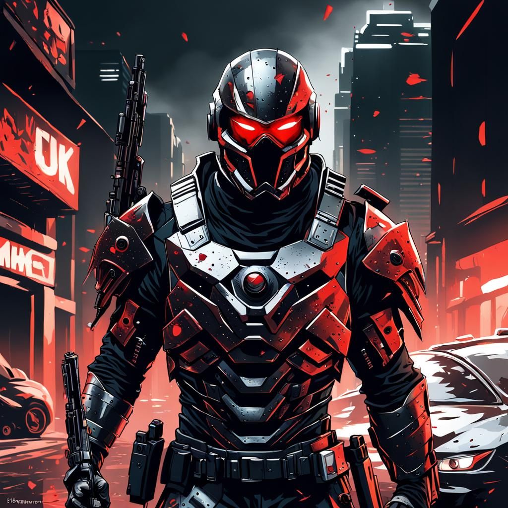 Futuristic Anti-Hero Walks Away From Gunfight