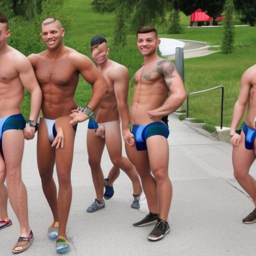 Two Men Standing Together