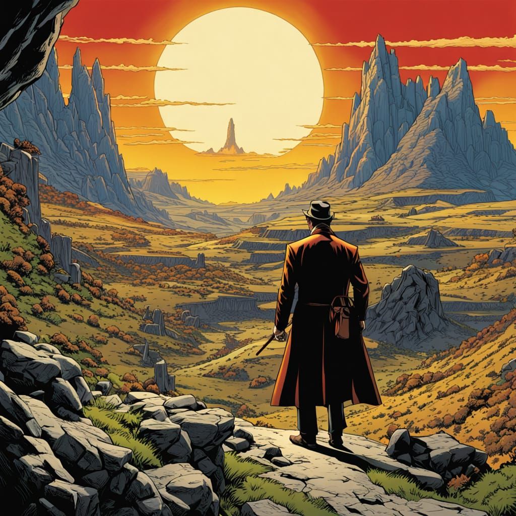 Sherlock Holmes and Dr. Watson Investigate Alien Meteor