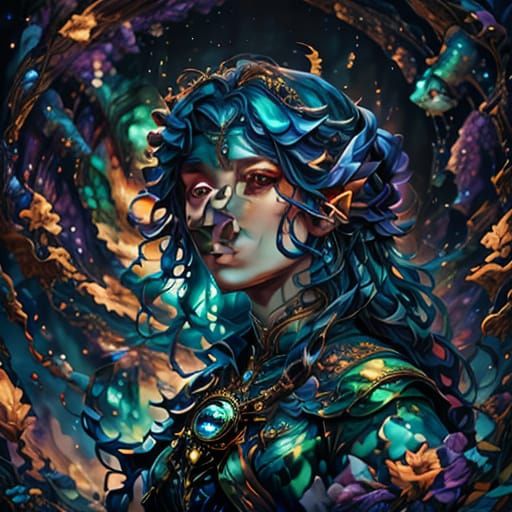 Whimsical Fantasy Scene in Dreamy Aesthetic