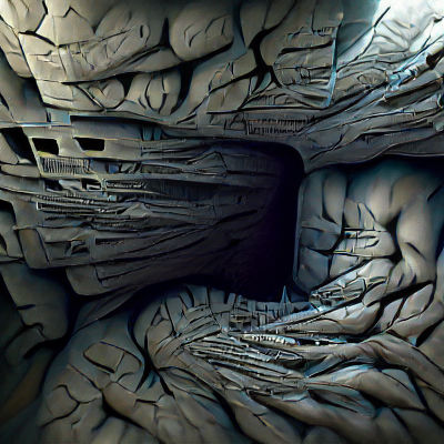 AI Generated Image of a Cave