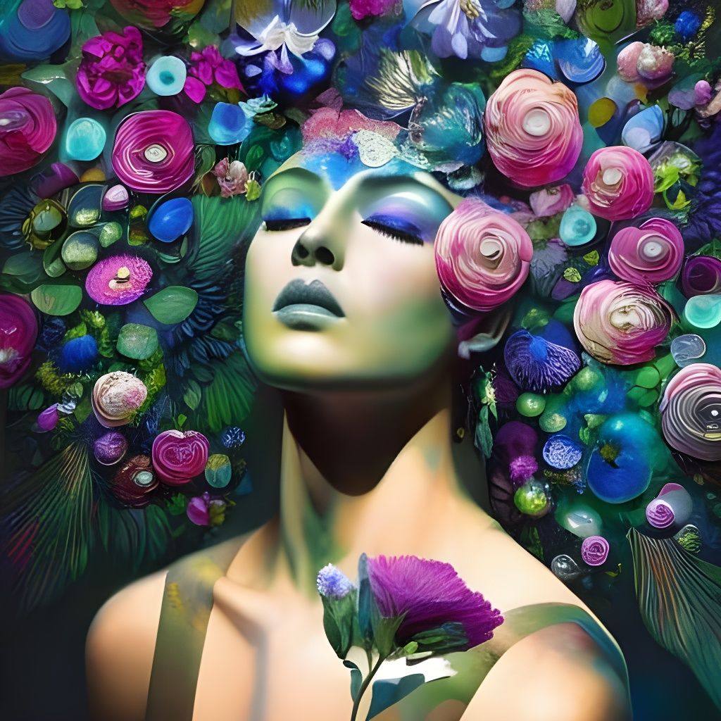 Infinite Floral Oddities in Encaustic Beauty