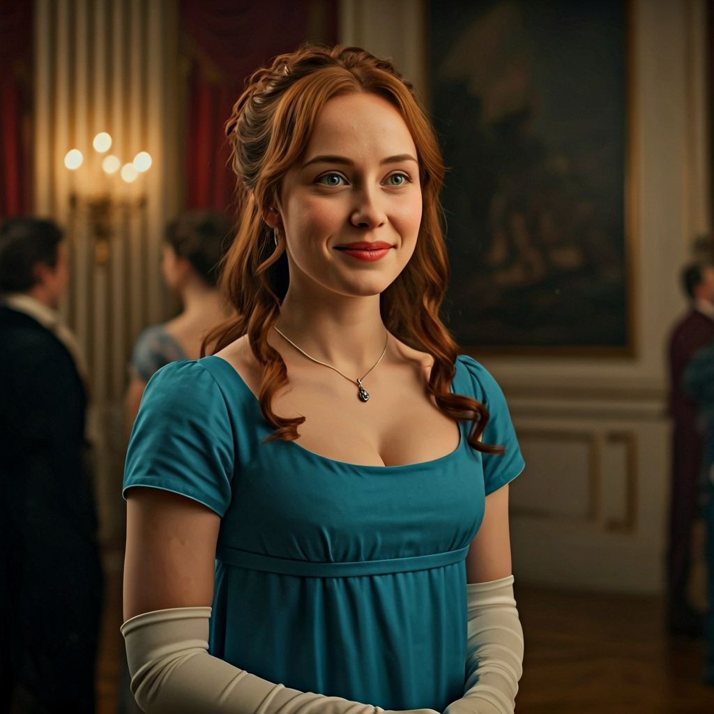 Regency Era Woman at the Ballroom