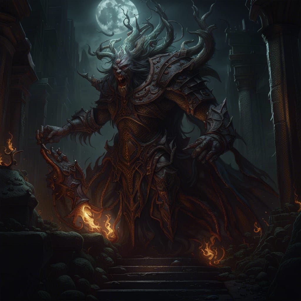 Rykard, Lord of Blasphemy: Dark Fantasy Concept Art