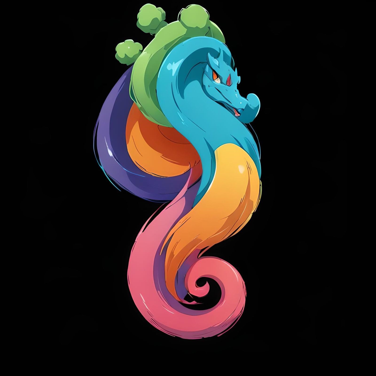 Anime Style Logo Art: Cel-Shaded Manga Scan