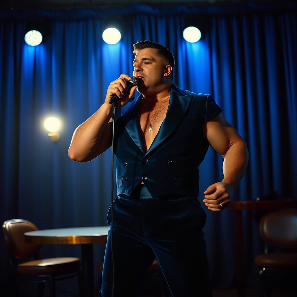 Lonely Singer's Midnight Performance