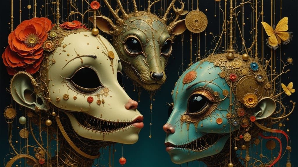 Marionette Puppets in Dynamic Concept Art Lighting