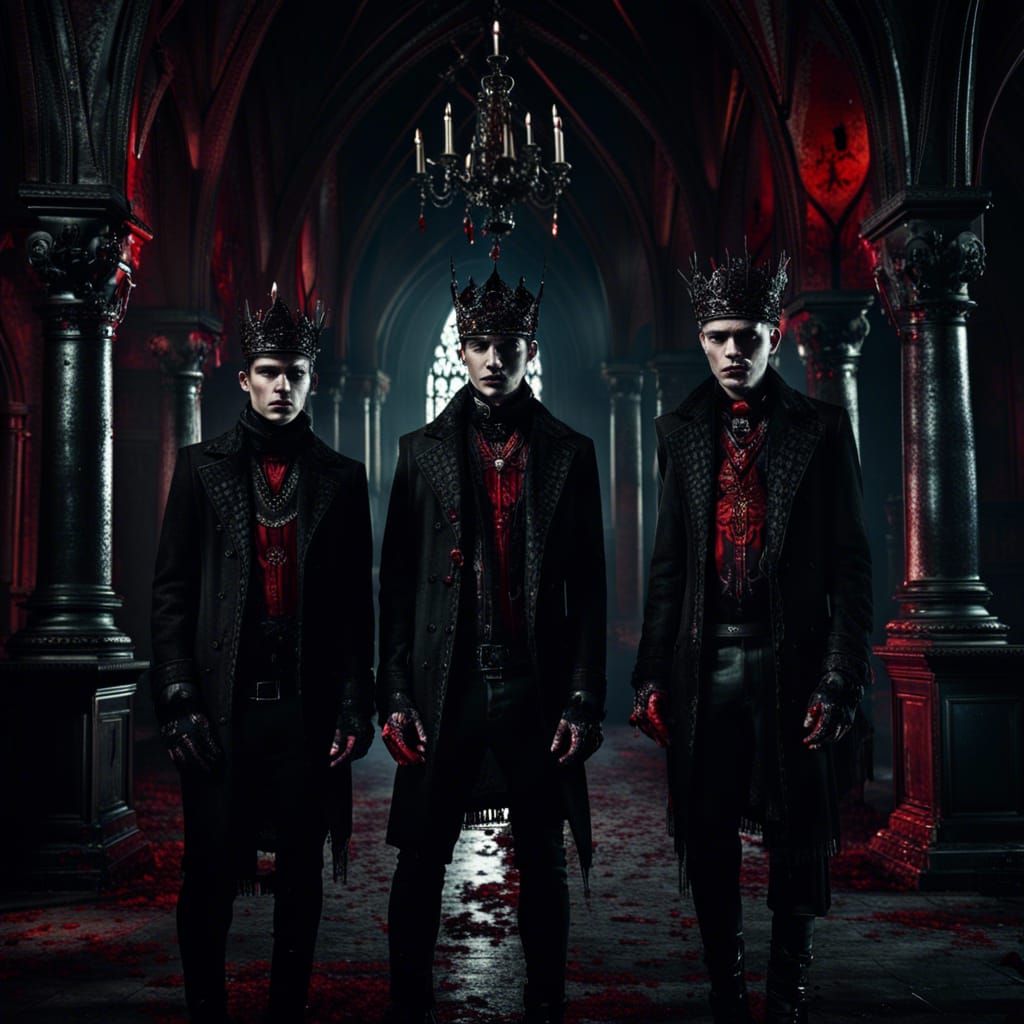 Gothic Vampire Princes in Noir Setting