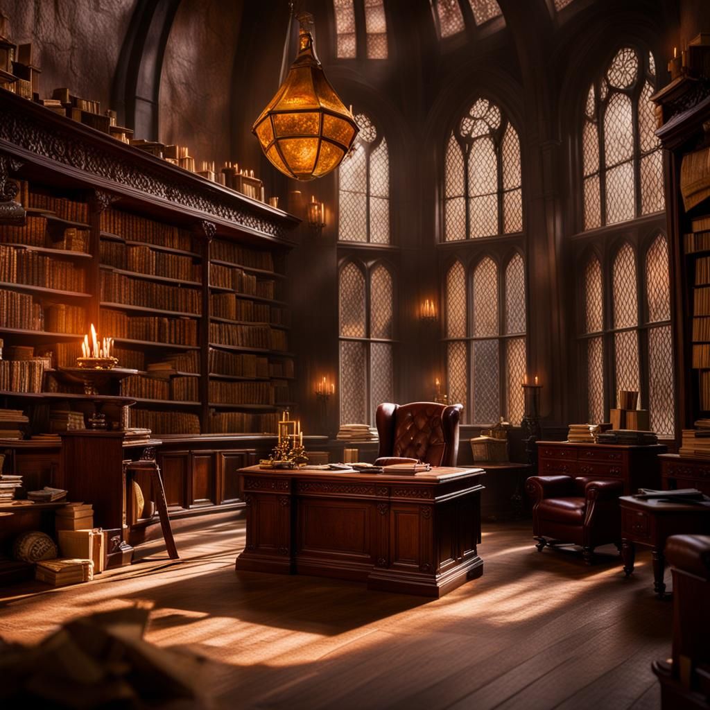 Magical Dim Lit Office from Harry Potter