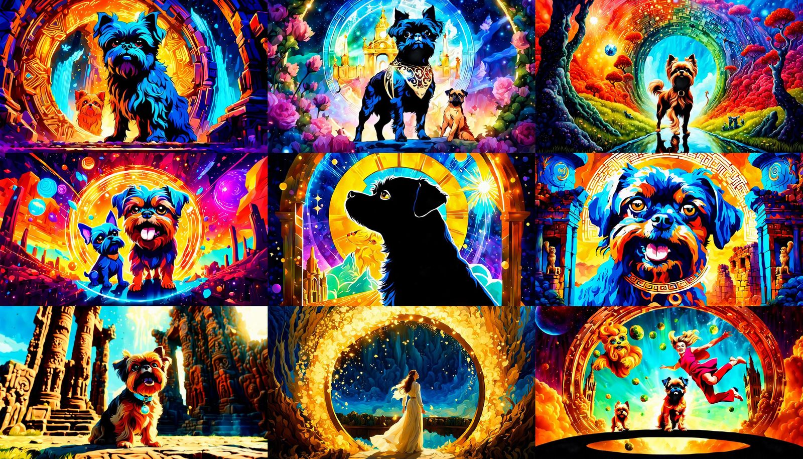 Gaia Emerges, Dog Photobombs: A Humorous Portal Scene