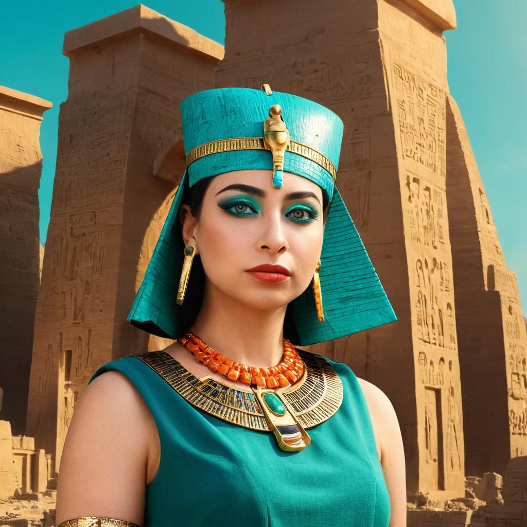 Cleopatra in Egypt: Fantastical Matte Painting