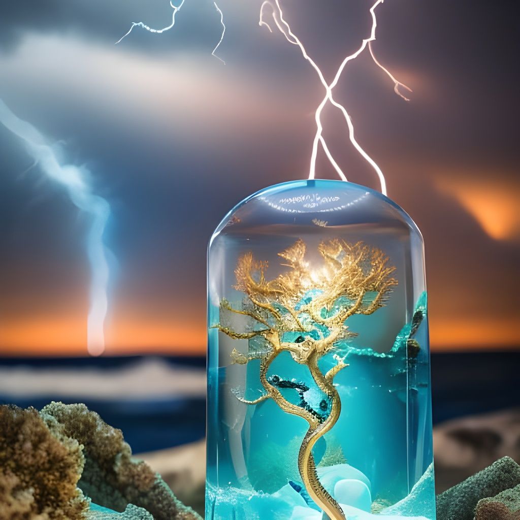 Preserved Fossilized Lightning