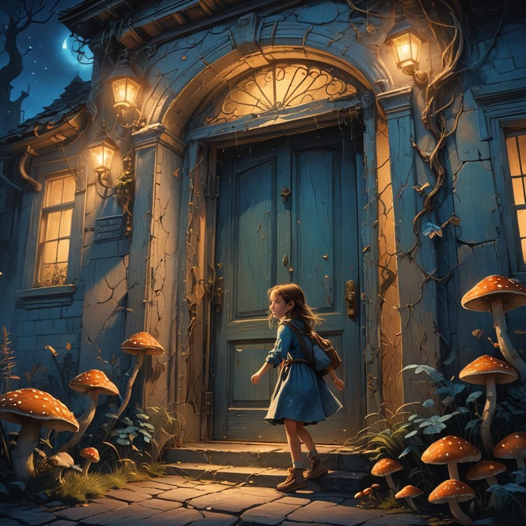 sneaking out the back door