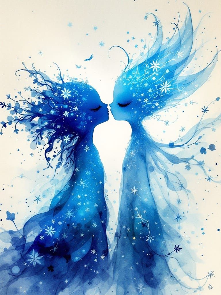 Whispers of Luminous Forest Spirits