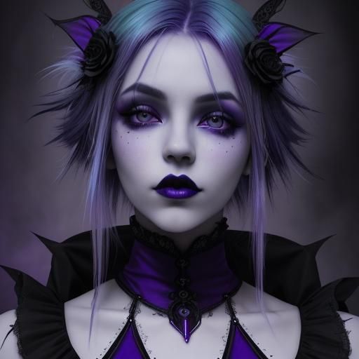 Gothic dream pixie girl