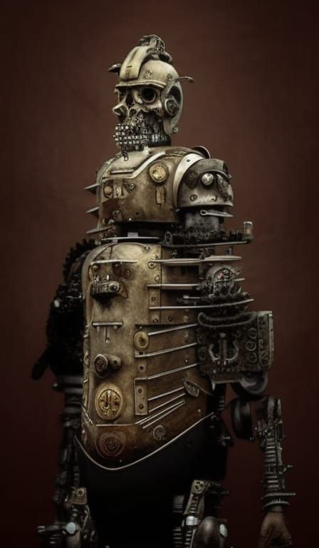 Steampunk Sentry Robot II